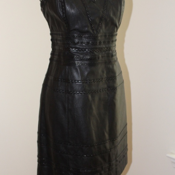 Guess, Faux leather strapless dress removable straps....... - Picture 6 of 12